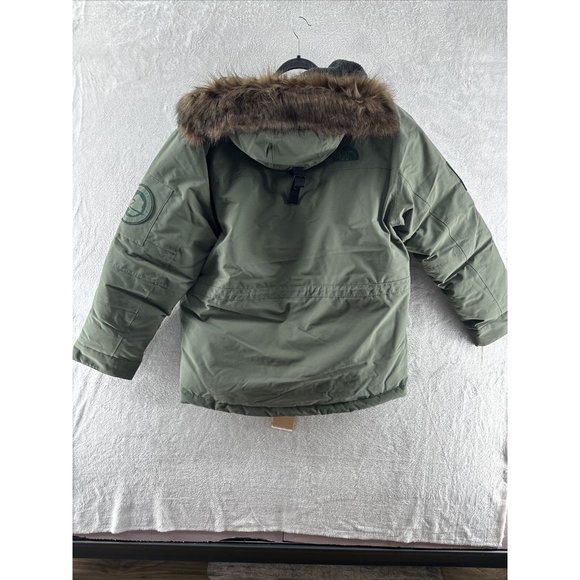 North Face Trans Antarctica Expedition Mcmurdo Faux Fur Coat L Parka worn once - Picture 16 of 16